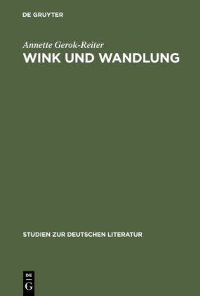 Cover Annette Gerok-Reiter Wink und Wandlung, © Niemeyer 1996