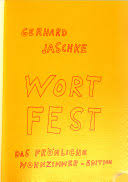 Cover Gerhard Jaschke wortfest, © Das Fröhliche Wohnzimmer 2000