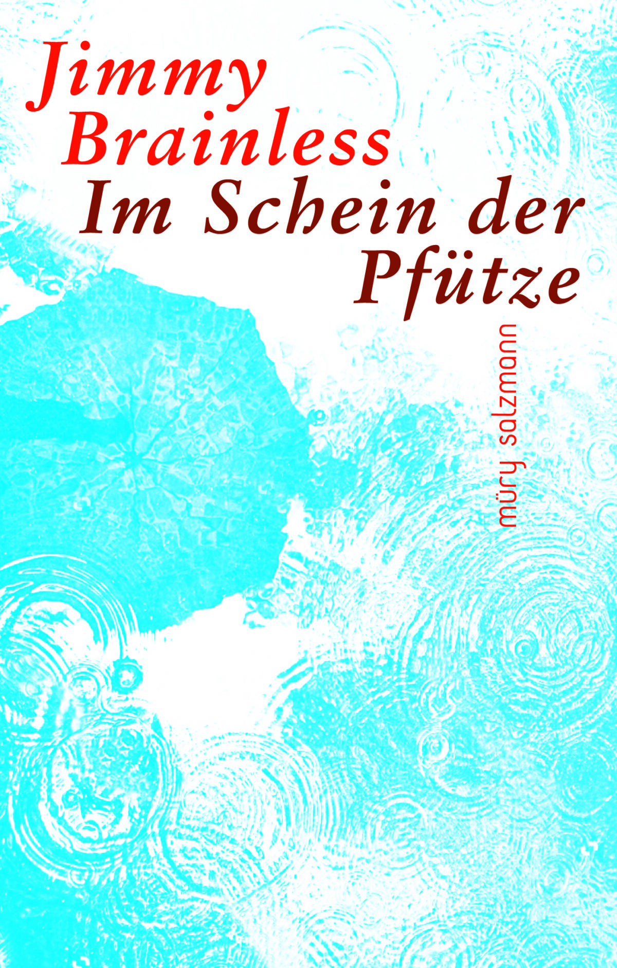 Cover Jimmy Brainless Im Schein der Pfütze, © Verlag Müry Salzmann 2024