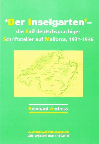 Cover Reinhard Andress Der Inselgarten, © Rodopi