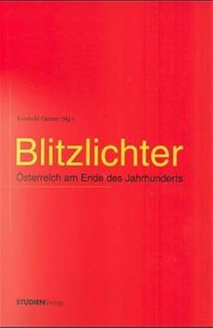 Cover Reinhold Gärtner Blitzlichter, © StudienVerlag