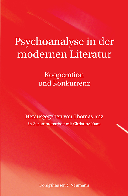 Cover Psychoanalyse in der modernen Literatur, © Königshausen und Neumann