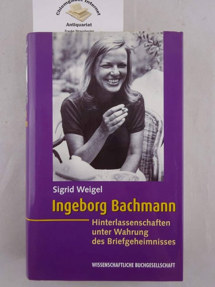 Cover Sigrid Weigel Ingeborg Bachmann, © Zsolnay Verlag